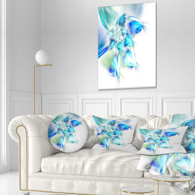 Coussin lombaire floral fractal