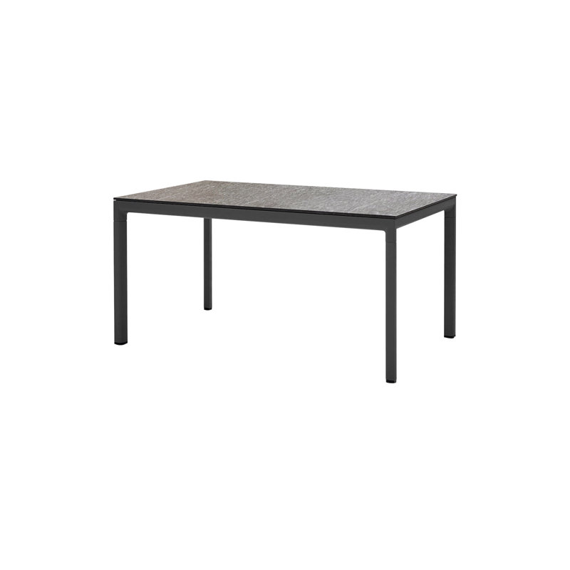 Drop Outdoor Dining Table, 39.4" W x 78.8" L x 29" H, Light Gray, Fossil Gray