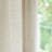 52''W Light Filtering Linen Curtains - Back Tab & Rod Pocket Top, 2 Panels Set-212203102
