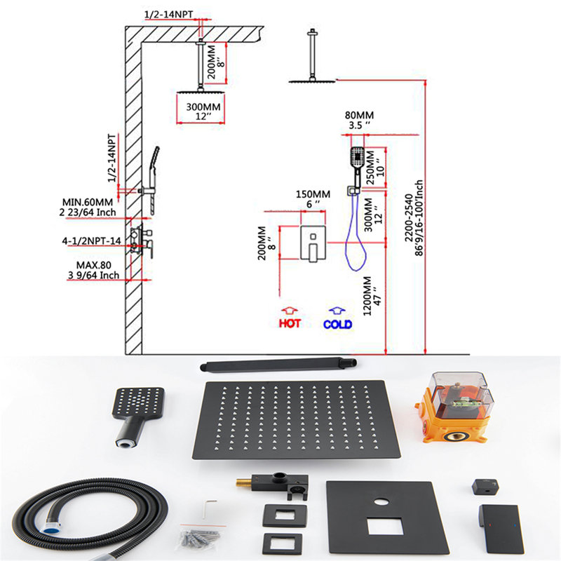 Complete Shower System