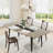 Metal Base Dining Table-1411107163