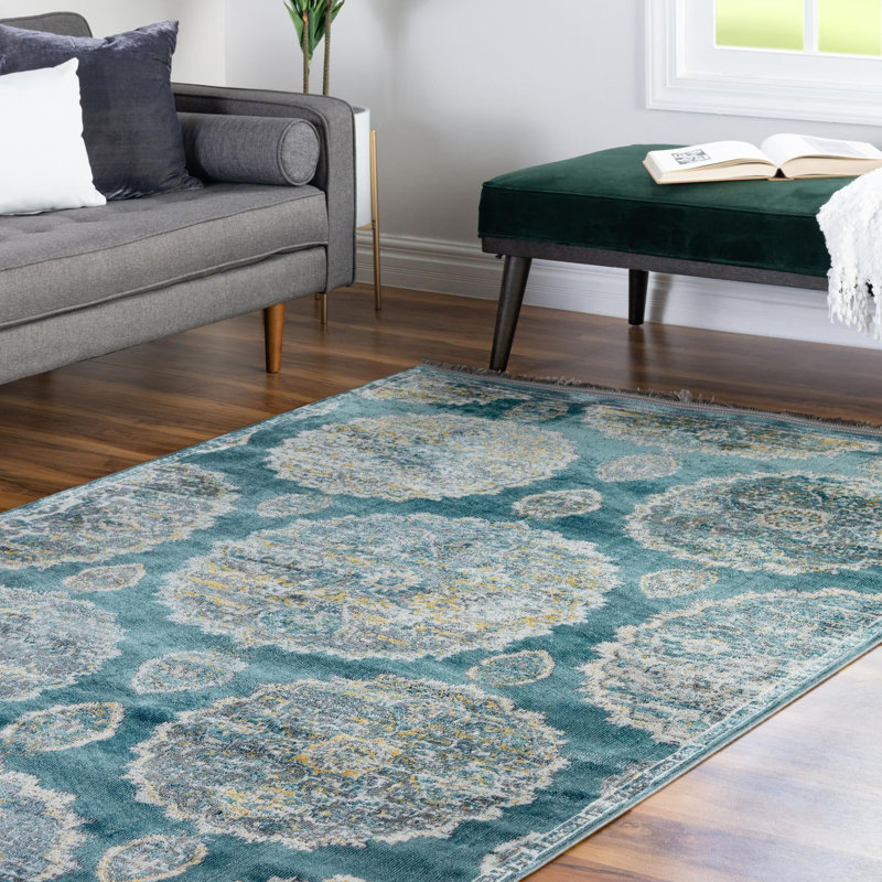 Oriental Indoor Rug, Rectangle 6' x 9'
