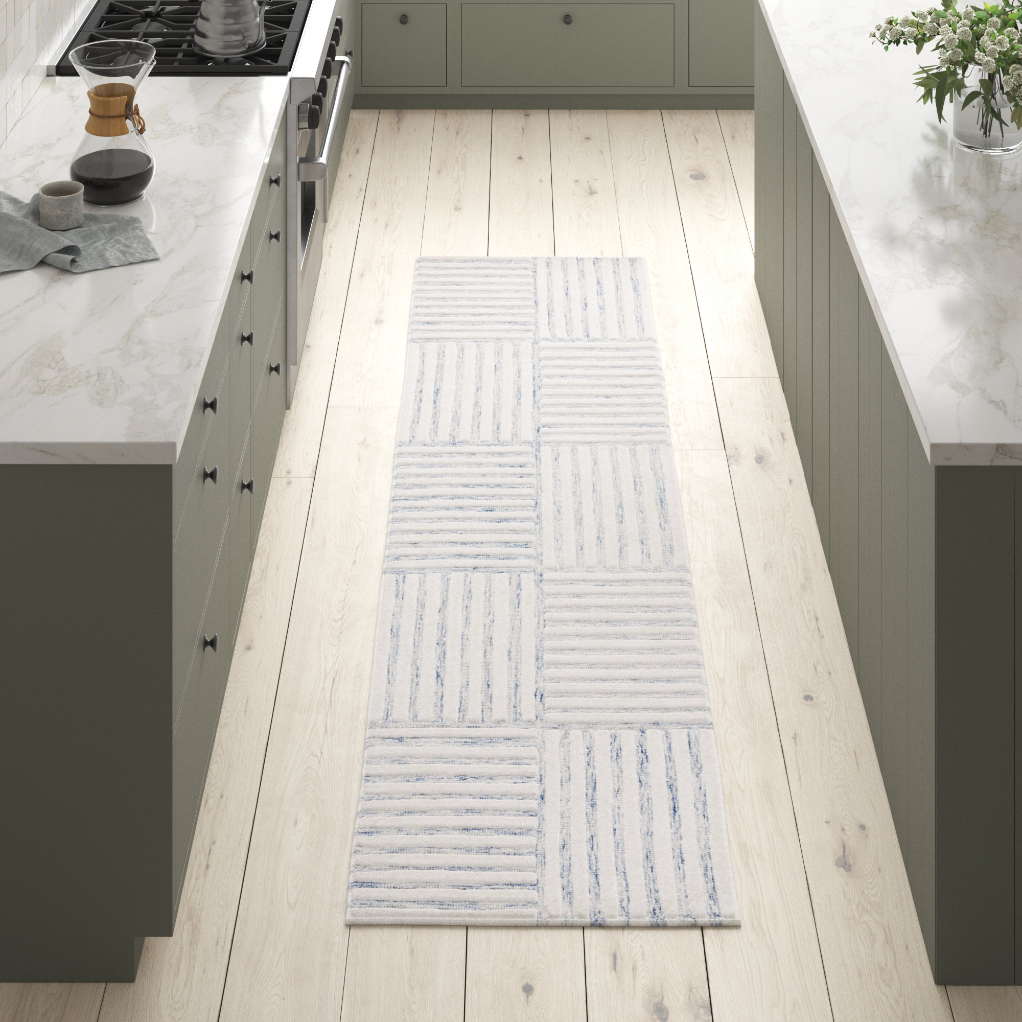 Asgari Handmade Wool Rug, Runner 2'3" x 9'
