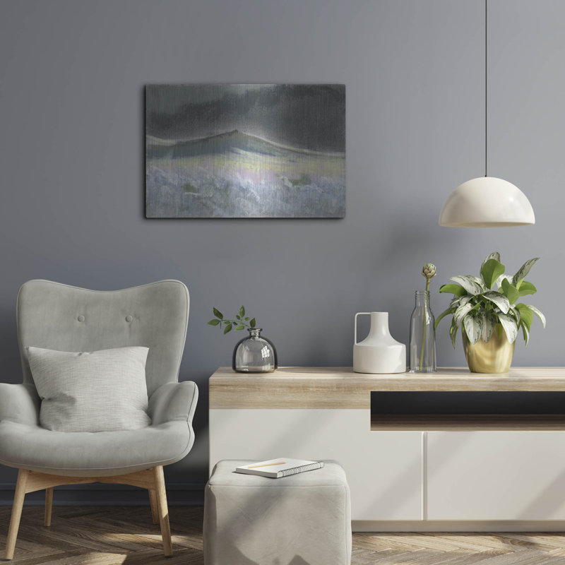 Millwood Pines «Wave Portrait No. 28» par Marie Marfia, art mural en métal, H 16 po x l 24 po