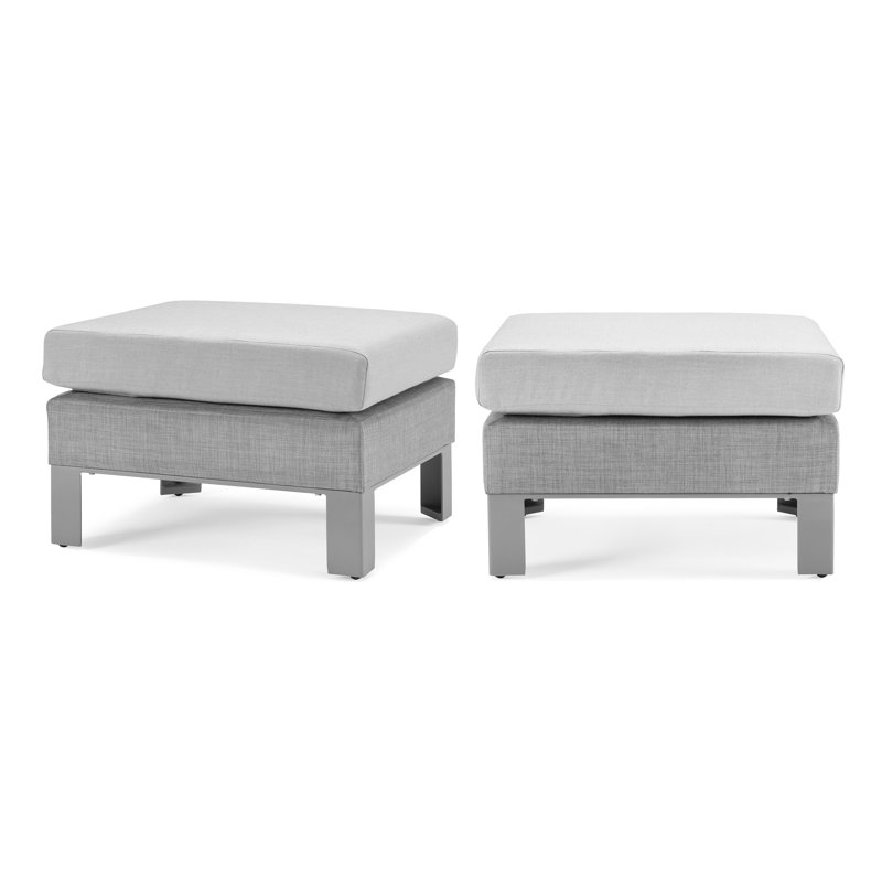 Shiey Sling 5 Piece Club Patio Chair Set - Beige Fennel, Gray