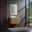 Armoire de salle de bain flottante murale moderne entièrement assemblée de 30 po