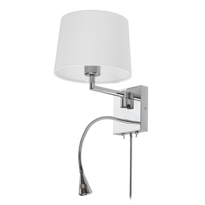Eckert LED Plug-in Armed Sconce