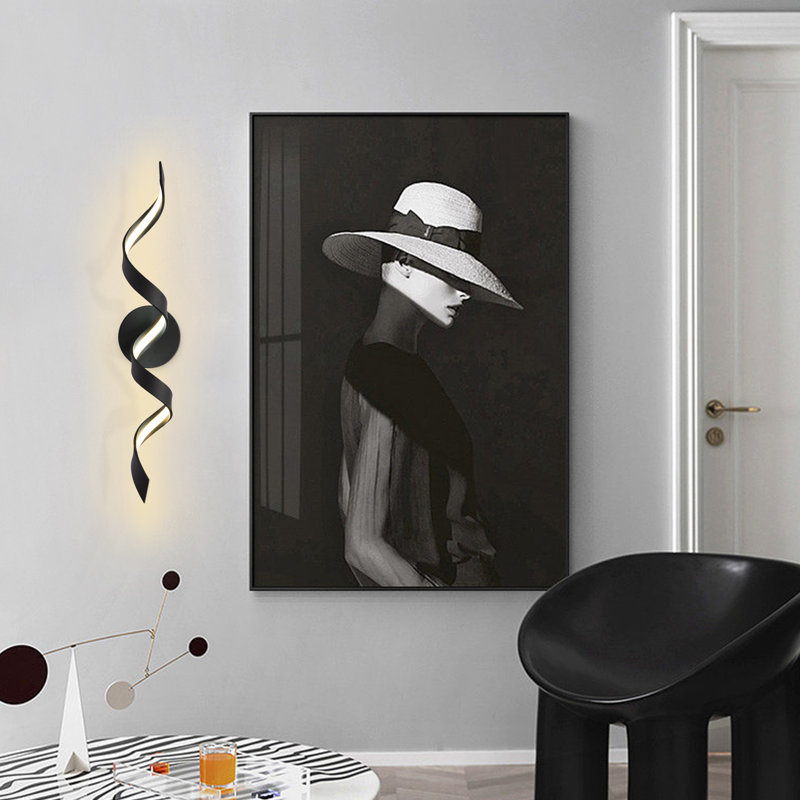 Ketilbiorn Dimmable LED Vanity Light, Black, 3000K
