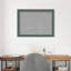 Tableau magnétique encadré gris sarcelle recyclé-95846292