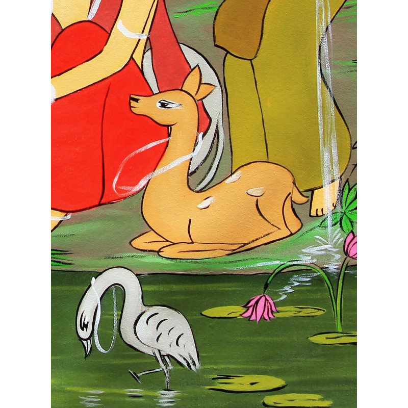 The Divine Connections | Acrylique sur toile | Par Chetan Katinagar