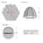 10 Ft. W x 10 Ft. D Fiberglass Pop-Up Bubble Tent
