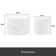 2-Piece Set Round Chenille Storage Ottoman, Equipped With A Drum Shaped Small Stool, Storage Space, And MDF Made Desktop Panel