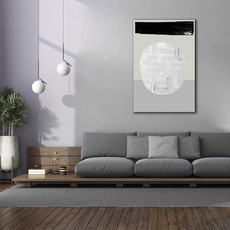  «Eggy 1» par Cartissi, art mural sur toile, H 60 po x l 40 po x P 1,5 po