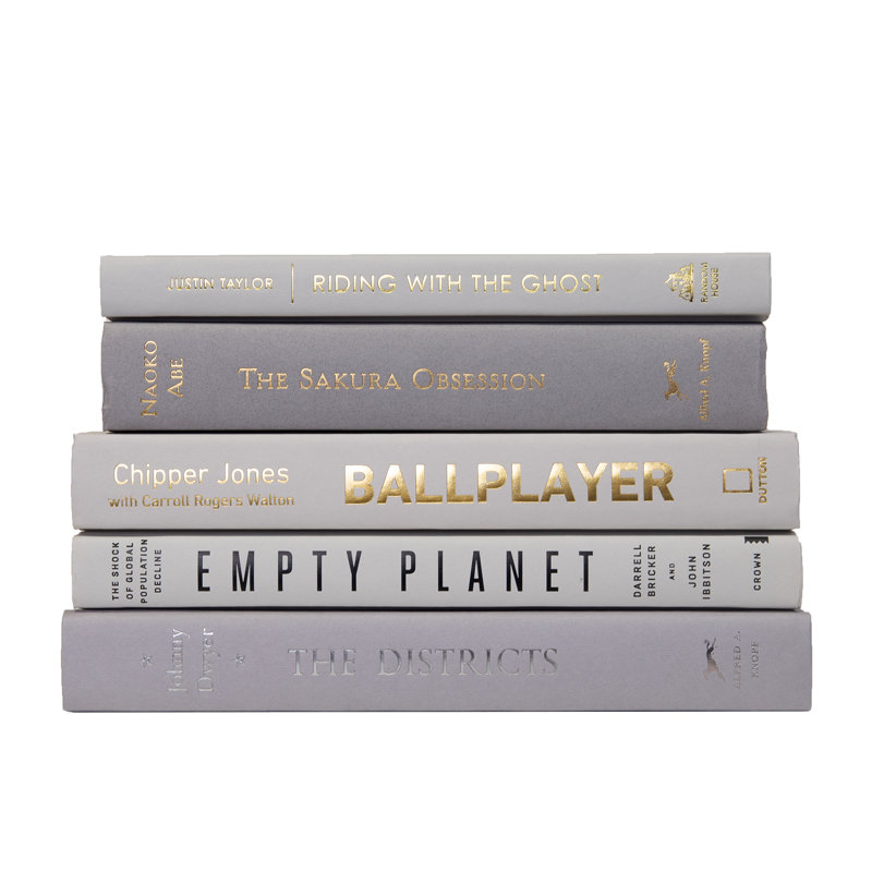 Modern Marble Book Stack, S/5