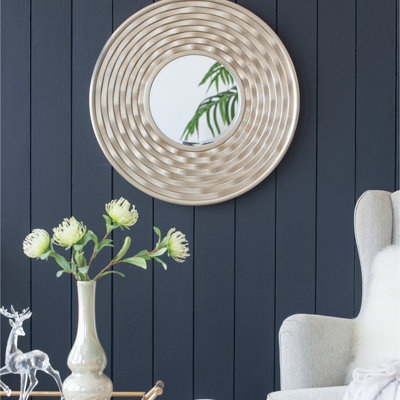 Miroir rond mural pour salle de bain