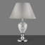 Whitworth 57Cm Silver Crackled Glass Mosaic Grey Table Lamp