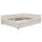 Queen Size Upholstered Platform Bed with Built-In USB Charging Ports and 2 Storage Drawers, Beige Fabric Bed Frame-267122943