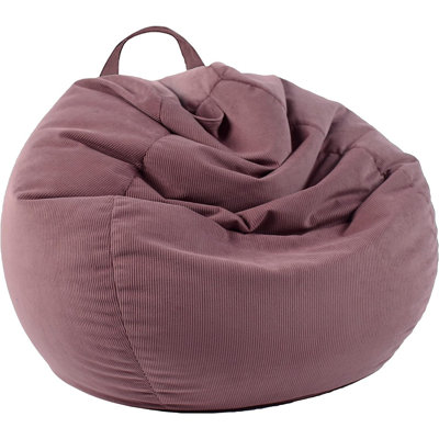 Stuffed Animal Storage Bean Bag Chair Cover (No Filler) For Adults.Pets Dogs/Cats Lazy Beds.Soft Premium Corduroy Stuffable Bean Bag For Organizing Plush Toys Or Memory Foam