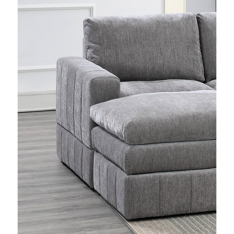 Contemporary 6Pc Modular Sectional Set