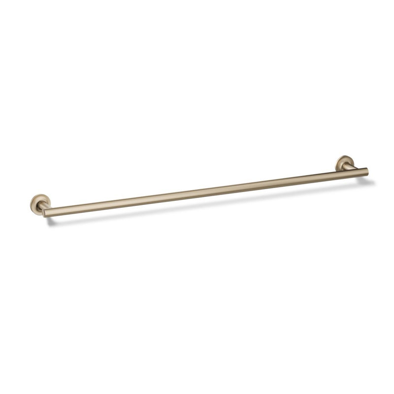 Purist 30" Wall Mounted Towel Bar, 1.88" H x 30" L x 3.25" D, Vibrant Brushed Bronze