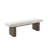Leonna Linen Blend Upholstered Bench