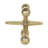 Modern Metal Jack Sculpture for Home Decor - Stylish Decorative Object for Living Room Decoration or Console Table Accent - Gold-16966826-100826322