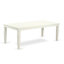 Ensemble de table et de chaises de cuisine 7 pièces composé d'une table de salle à manger rectangulaire en forme de papillon et de 6 chaises en tissu de lin, blanc lin-1006573617-1006573619