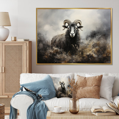 " Charcoal Sheep Beauty I "