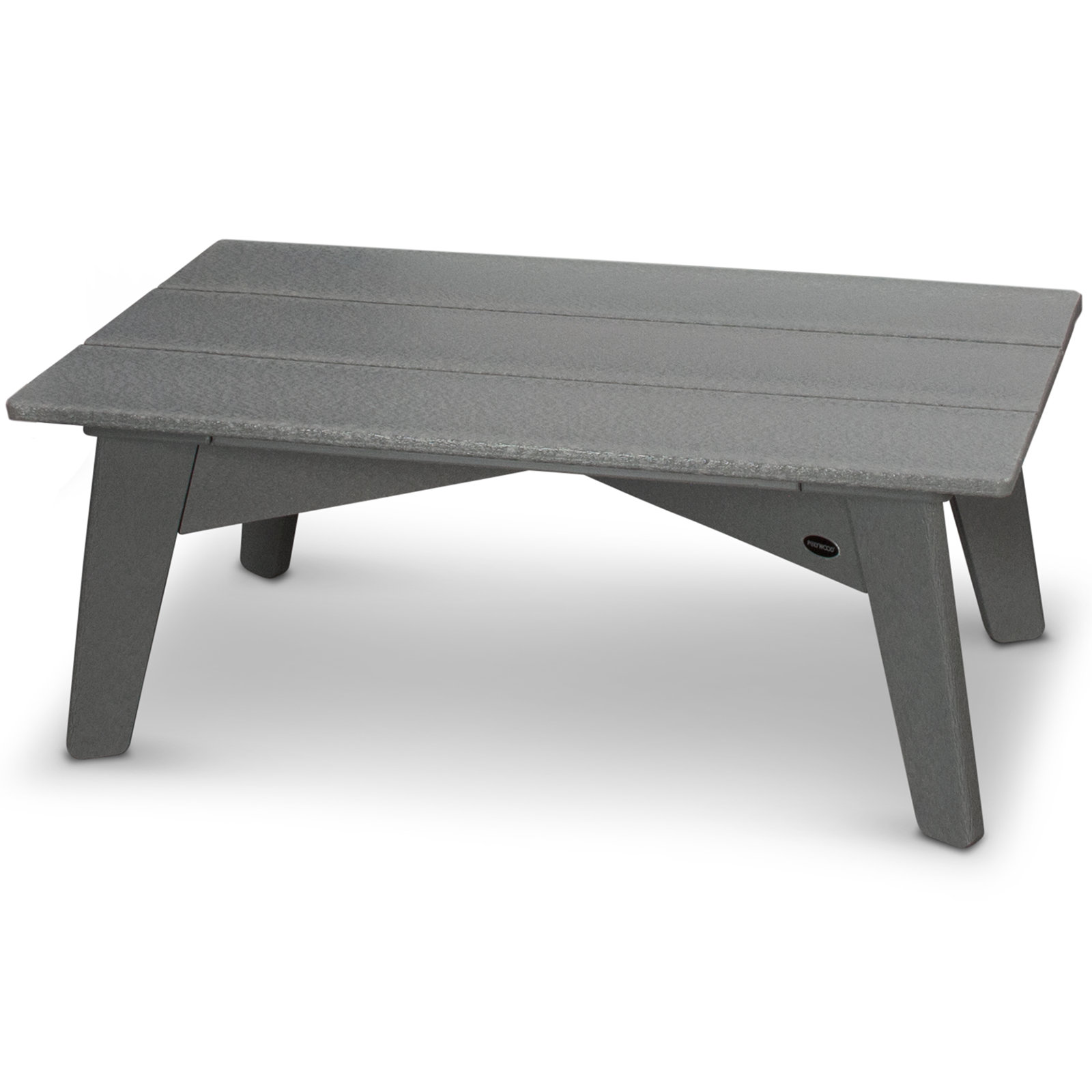 Riviera Modern Coffee Table, Slate Gray