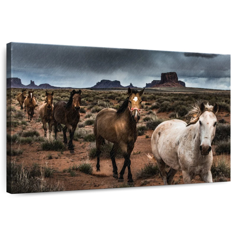 Brampt Mighty Monument Valley Horses, H 32 po x l 48 po