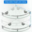 Glass Drill / Screw Bathroom Shelves