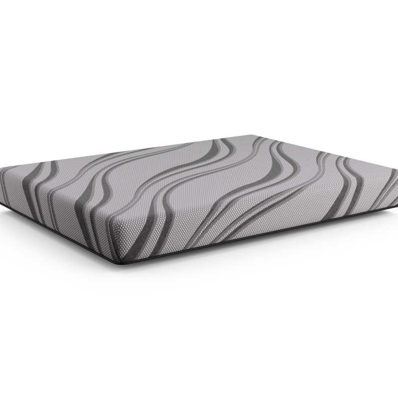 Nl 8" Gel Foam Mattress King - High Density Core For A Good Night's Sleep Grey Gel Memory Foam Foam, Improves Digestion During