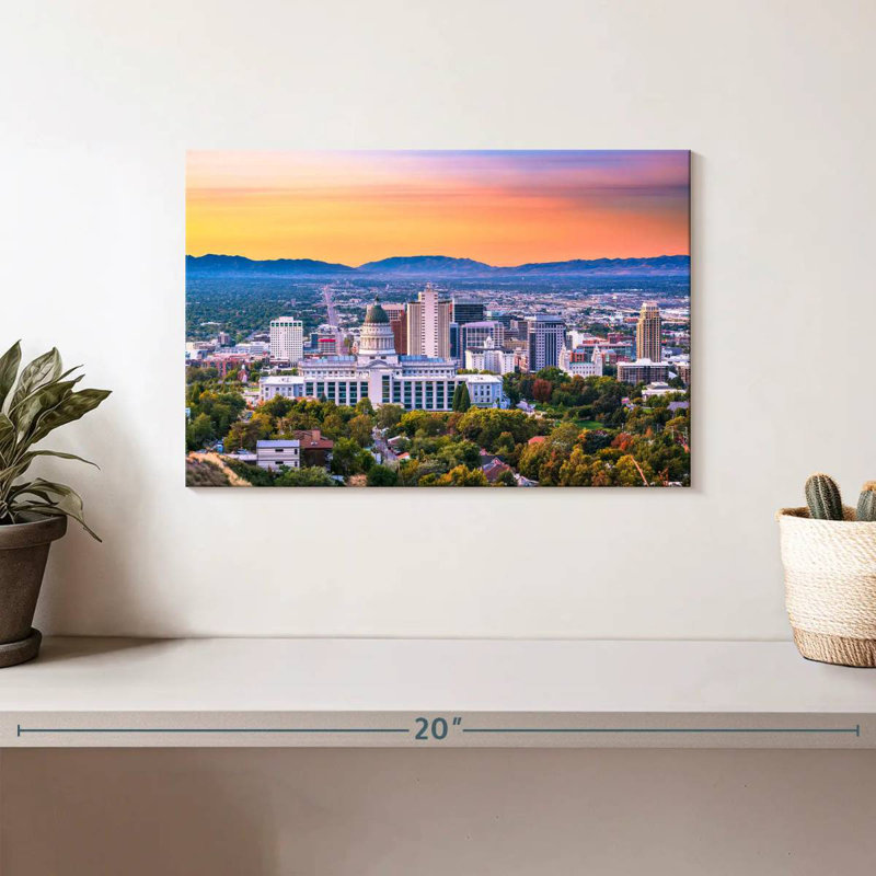 Paysage de Nicci Salt Lake City, H 8 po x l 12 po
