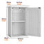 Armoire murale blanche 1 porte 1 tablette-155770532