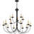 Analycia 15 - Light Dimmable Tiered Chandelier