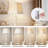 Vintage Farmhouse Floor Lamp With Glass Tray And Nightlight, Rustic Tall Standing Lamp With White Washed Finish And Linen Shade, Perfect For Living Room, Bedroom, Office (Bulb Included)-2078313298