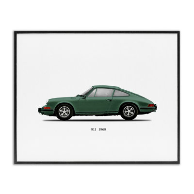 Giclée verte encadrée, par Mark Rogan