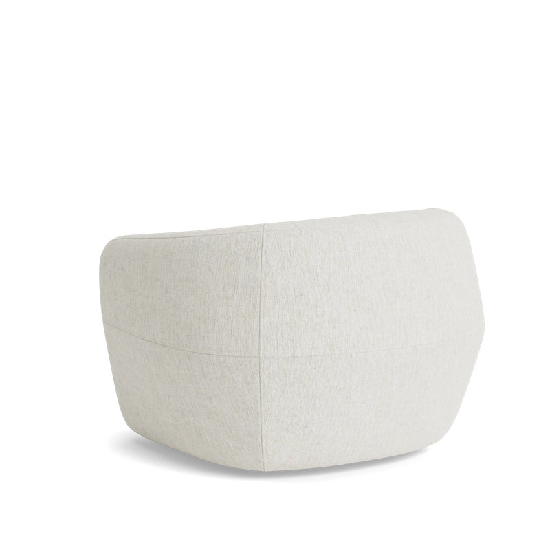 Elaine Swivel Chair, Performance Weave - Snow
