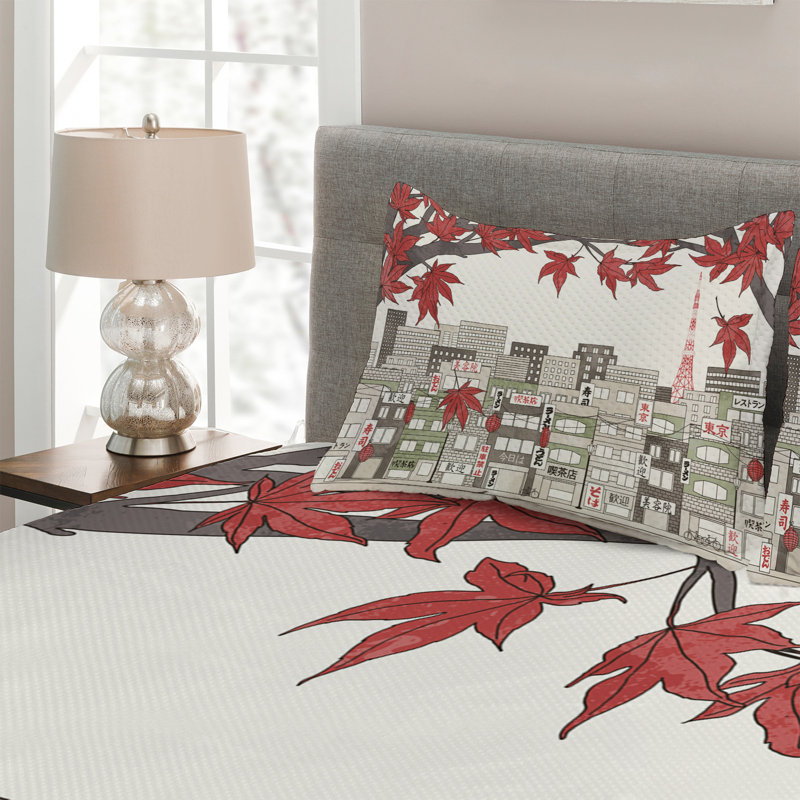 Eclectic Coverlet, King Bedspread + 2 Shams