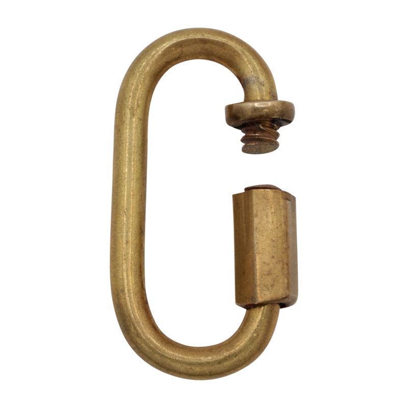 Chaîne à maillons rapides, Laiton antique, H 1,97 po x l 0,79 po x P 0,16 po