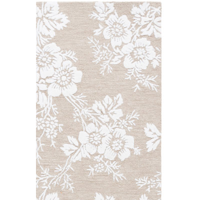 Hand-Tufted Wool Floral Rug