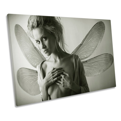 Angel Wings Fairy - Wrapped Canvas Print
