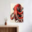 «Vibrant Red Octopus Octopus Beach», art mural-129150809