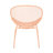 Of 2 Outdoor Chairs, Orange, 25.12"W X 24.92"D, Metal Frame Chairs Retro Style Iron  2 ,