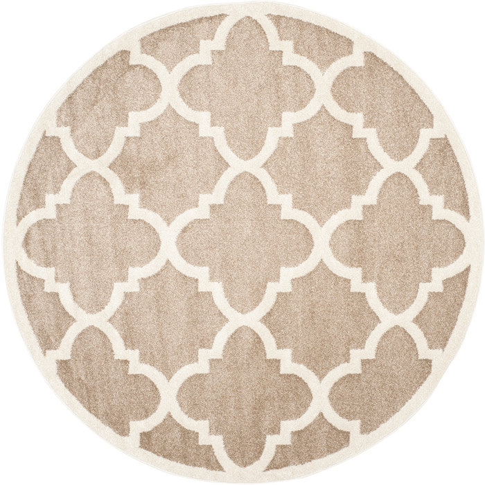 Ammundsen Geometric Wheat / Beige Area Rug