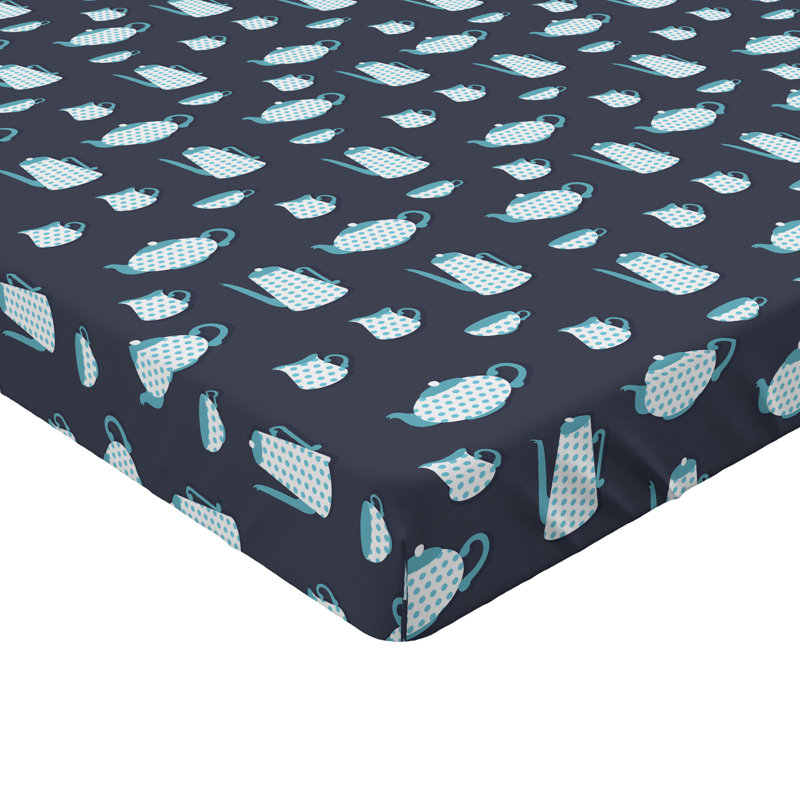 Ensemble de 2 draps-housses Ambesonne Tea Party, Drap-housse pour très grand lit californien