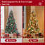 Lighted Artificial Fir Christmas Tree-1324653622