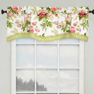 Arlington Jacobean Floral Tailored Window Valance