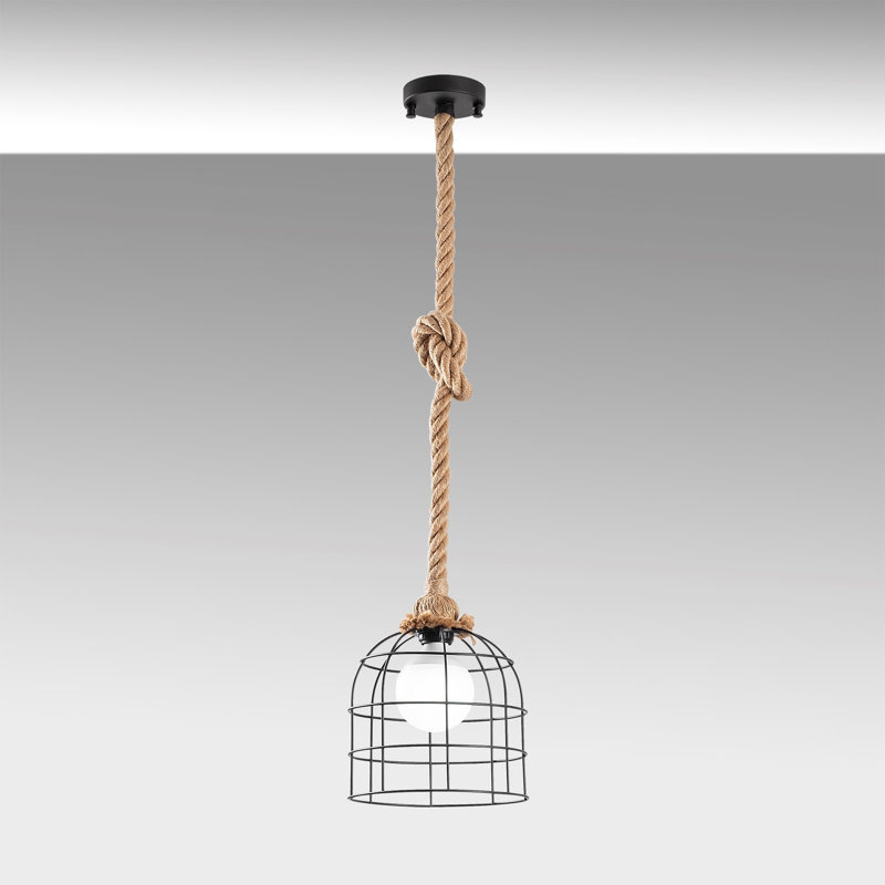 Luminaire suspendu simple à 1 lumière Rockwood