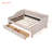 Upholstered Daybed with Two Drawers, Wood Slat Support, and Elegant Design for Modern Living